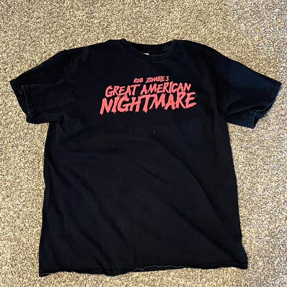 Great American nightmare t shirt! Rob zombie! Womens medium!